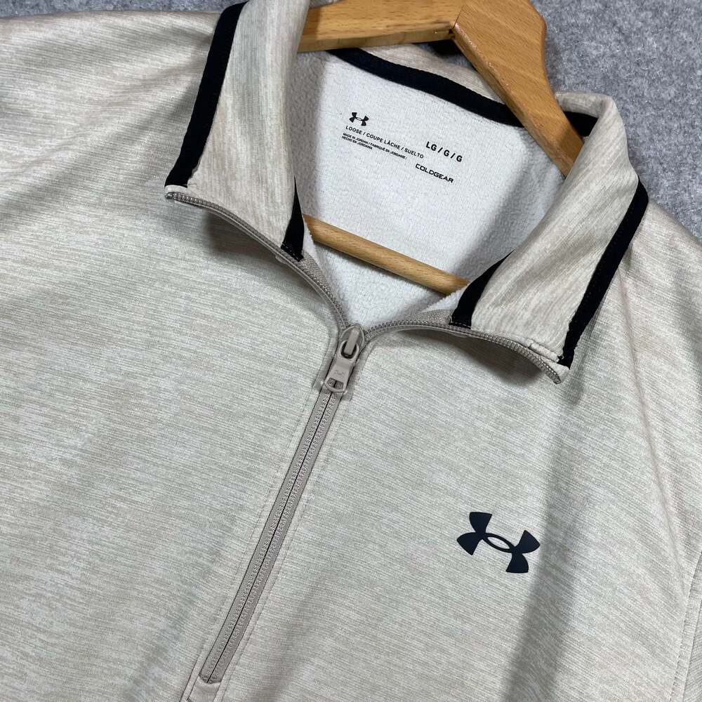 Under Armour ColdGear Loose Fit Quarter Zip Pullover Sweater